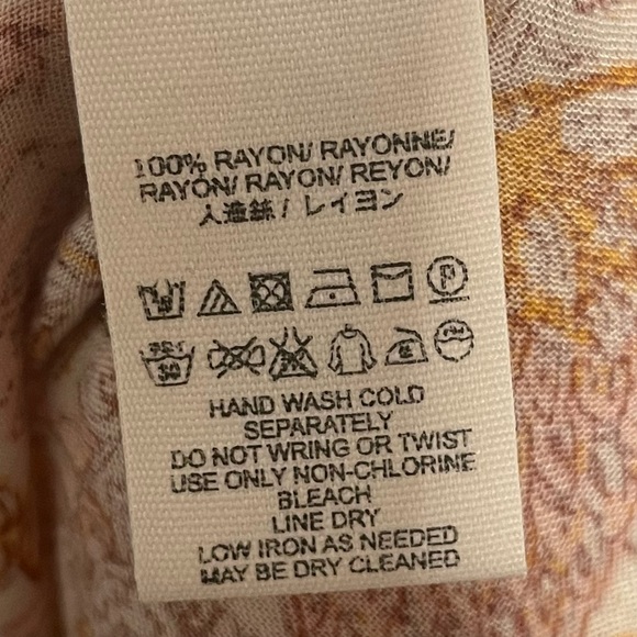 Free People Lady Luck Cut Out Back Bell Sleeve Tunic Top - Picture 8 of 11